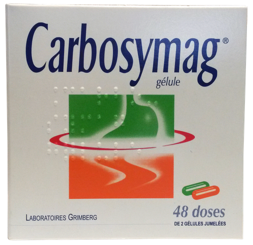 Image CARBOSYMAG GELULE 48X2