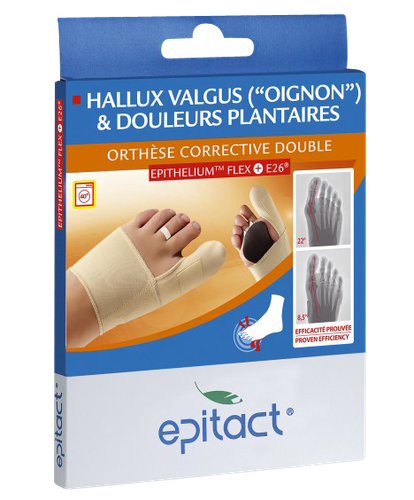 Image ORTHESE EPITHELIUMFLEX HALUS VALGUS DOUBLE P/GAUCH M